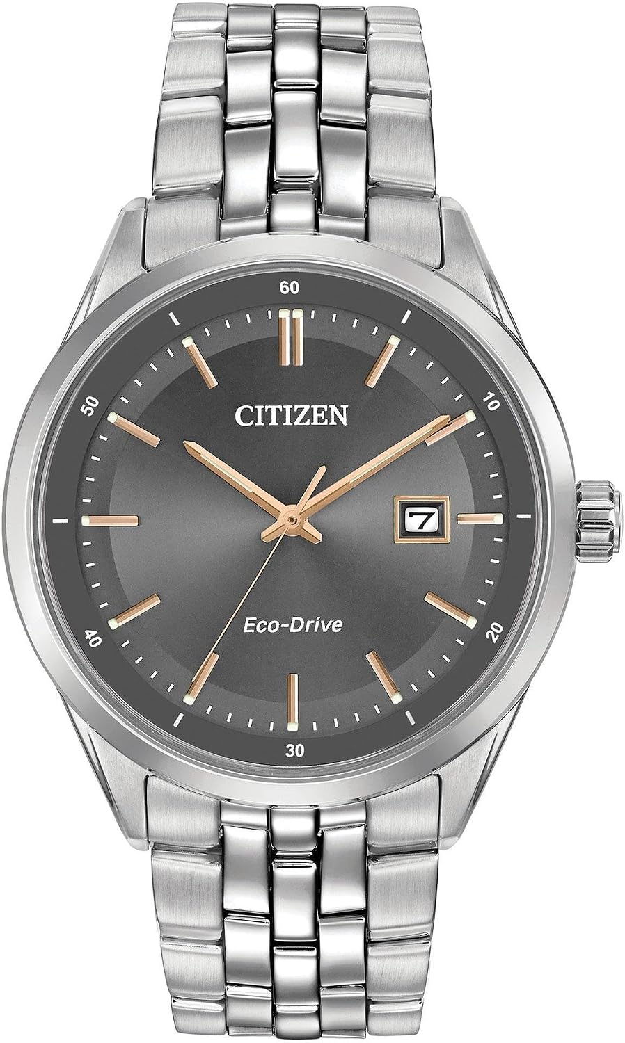 HOTCitizen Men's Classic Addysen Eco-Drive Watch, 3-Hand Date, Sapphire Crystal