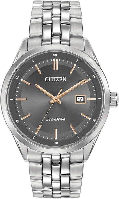 HOTCitizen Men's Classic Addysen Eco-Drive Watch, 3-Hand Date, Sapphire Crystal