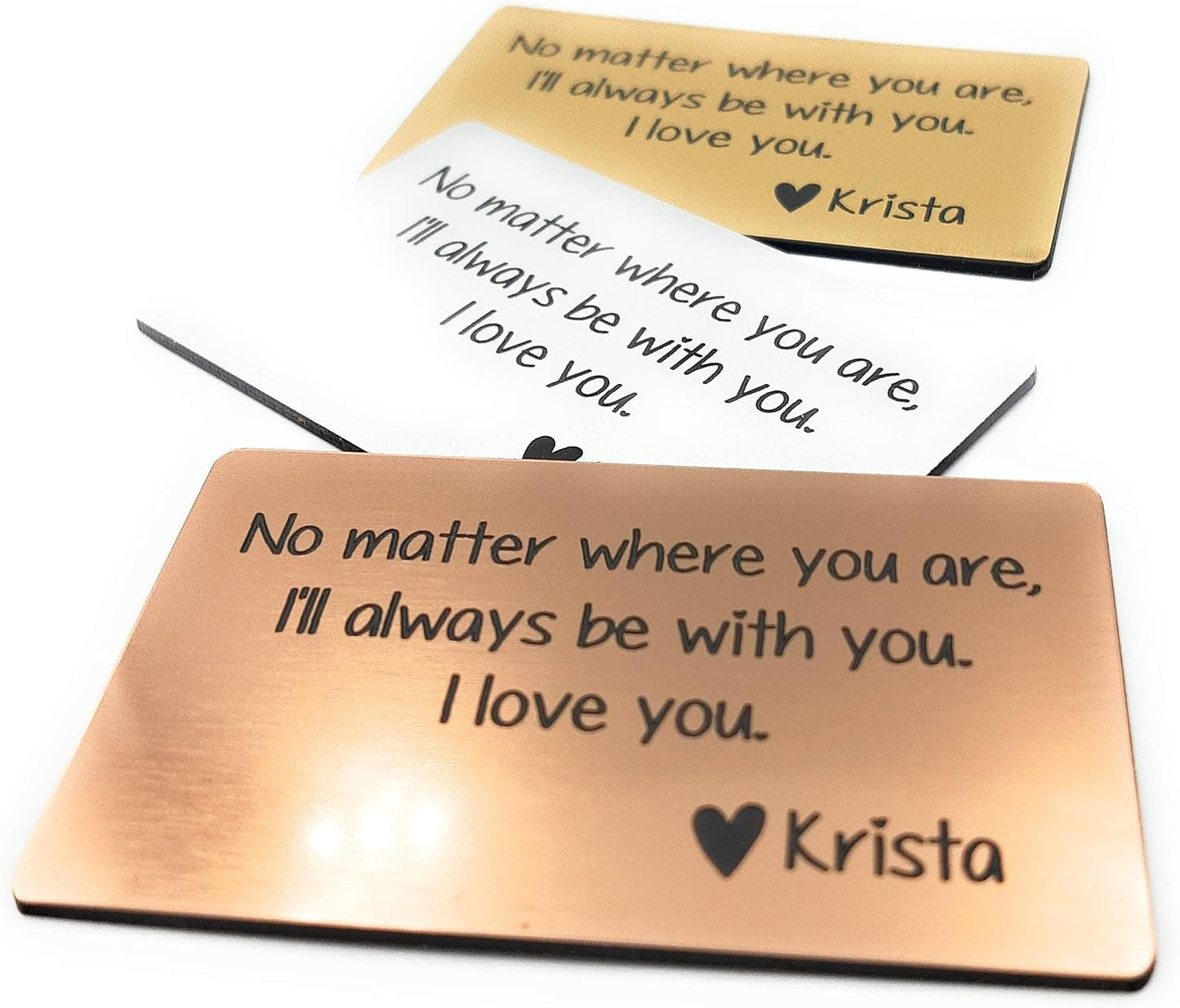 HOTWallet Insert Card, Personalized Wallet Insert Card, Custom Wallet Insert