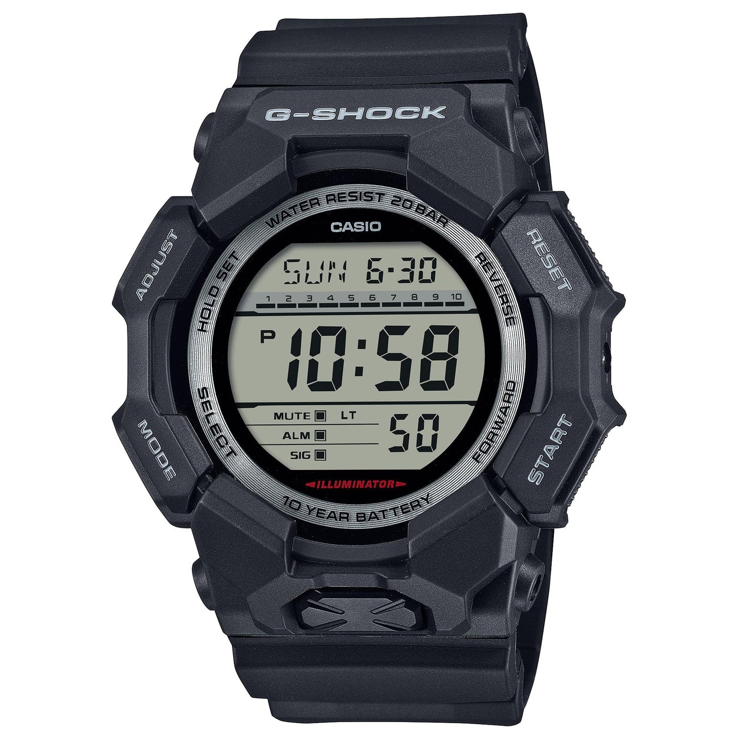 HOTG-Shock Casio Resin Digital Watch GD010