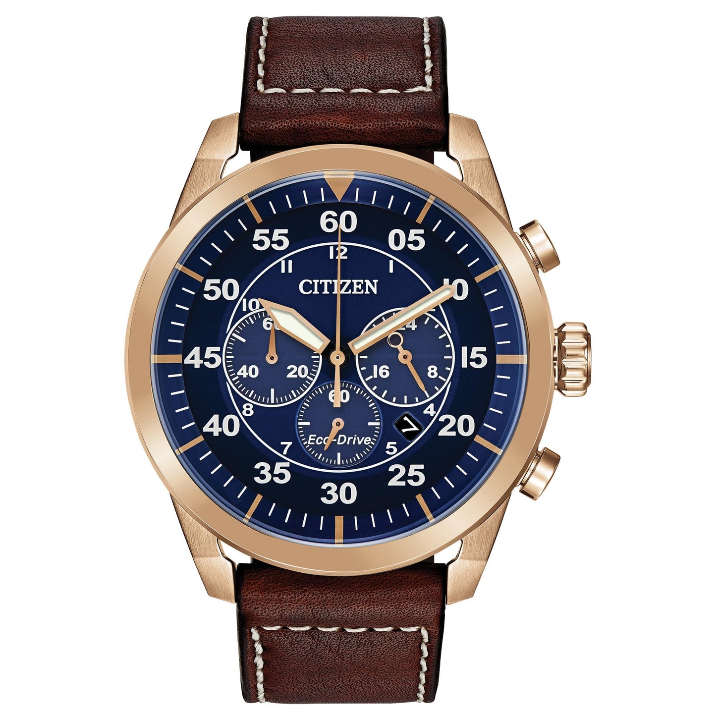 HOTCitizen Men's Eco-Drive Chronograph Sport Casual Watch