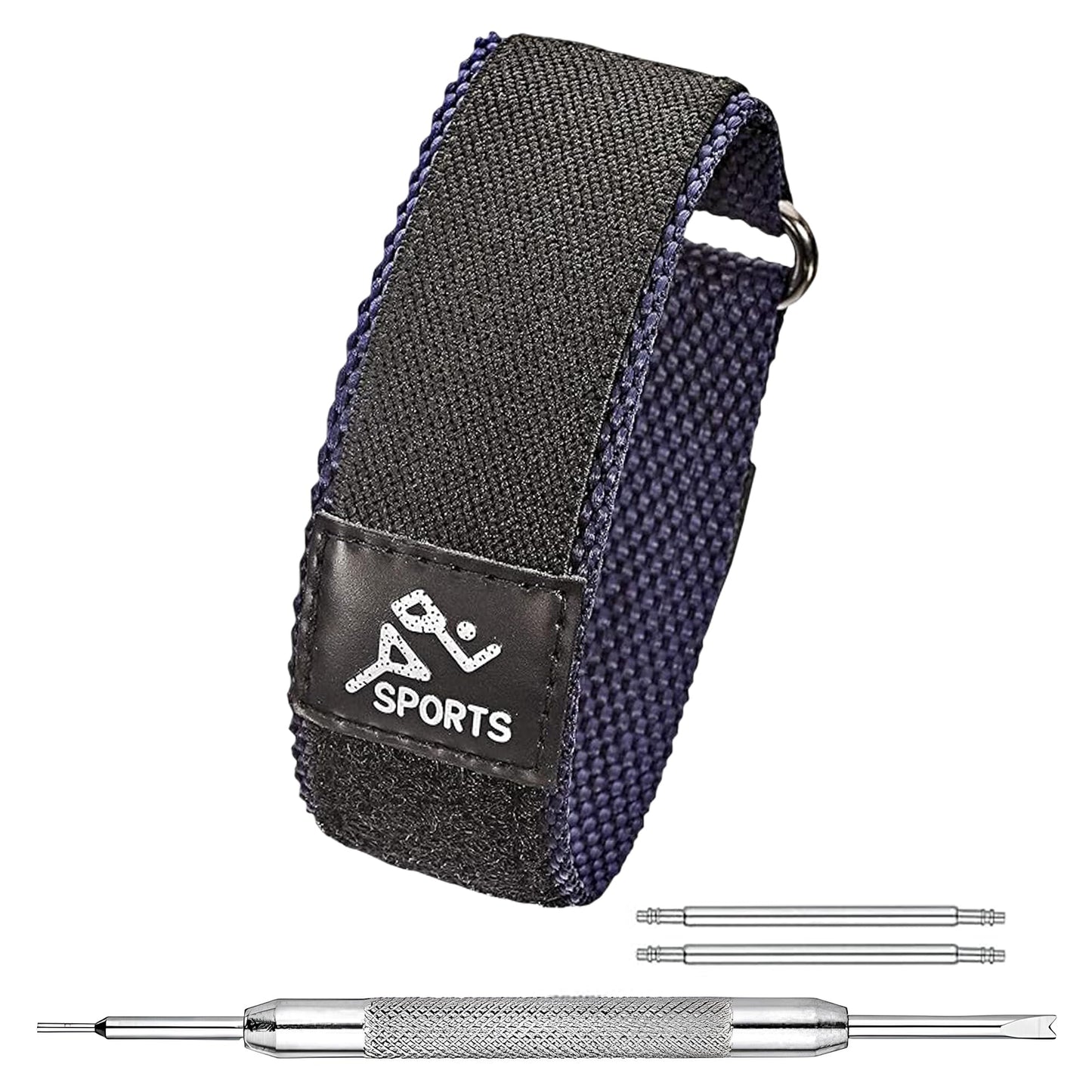 HOTAlpine Sporty Nylon Watch Band | Waterproof Velcro Quick Release Watch Bands |Lightweight & Adjustable Watch Straps for Men |Replacement Watch Band Compatible with Regular & Smart Watches