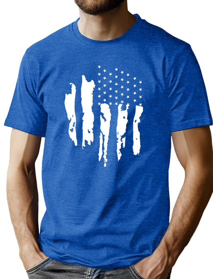 HOT250th Anniversary USA Shirts for Men American Flag T-Shirt 4th of July Shirt 250 Years Birthday Patriotic Tops