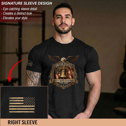 HOT250 Year American Anniversary Shirt, Patriotic Shirts for Men | Comfortable, stylish apparel featuring a commemorative American theme for patriotic occasions and everyday wear