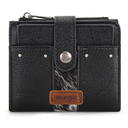 HOTMontana West X Wrangler Small Womens Wallet Leopard Print Women's Wallets, Card Cases & Money Organizers Small Bifold Card Wallet with Removable ID Window