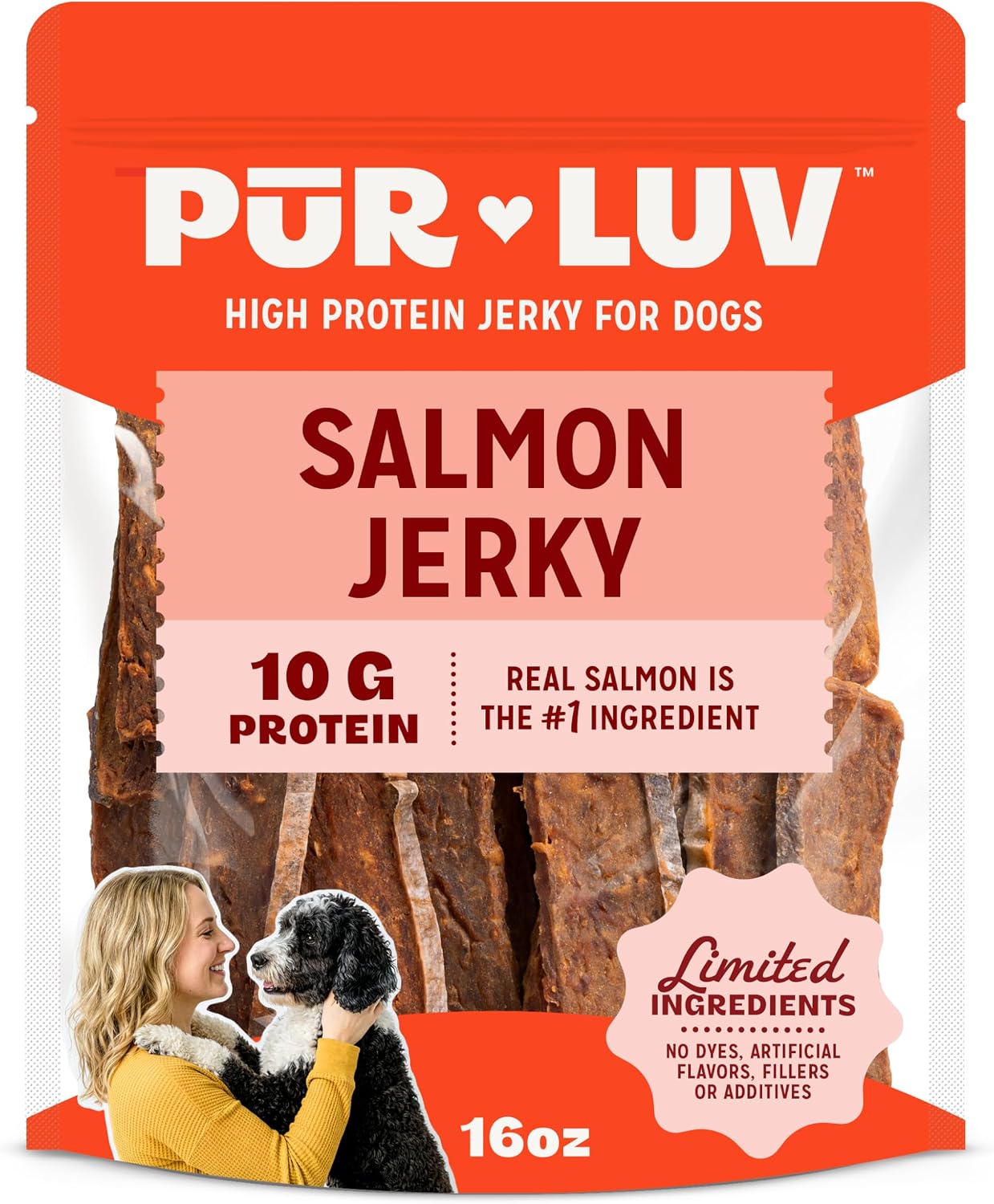 HOTPur Luv Chicken Wrapped Sweet Potato Dog Treats, Rawhide Free Jerky Wraps, Made with Real Chicken, 16 Oz, Healthy, Easily Digestible, Long Lasting, High Protein Treat, Satisfies Dog's Urge to Chew
