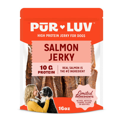 HOTPur Luv Chicken Jerky Dog Treats, Made with 100% Real Chicken Breast, 32 Ounces, Healthy, Easily Digestible, Long-Lasting, High Protein, Satisfies Dog's Urge to Chew