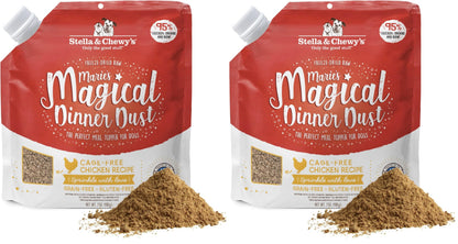HOTStella & Chewy's Freeze-Dried Raw Marie’s Magical Dinner Dust - - Premium Beef Dog Food Topper with Organic Fruits & Vegetables - Perfect for Picky Eaters - 7oz