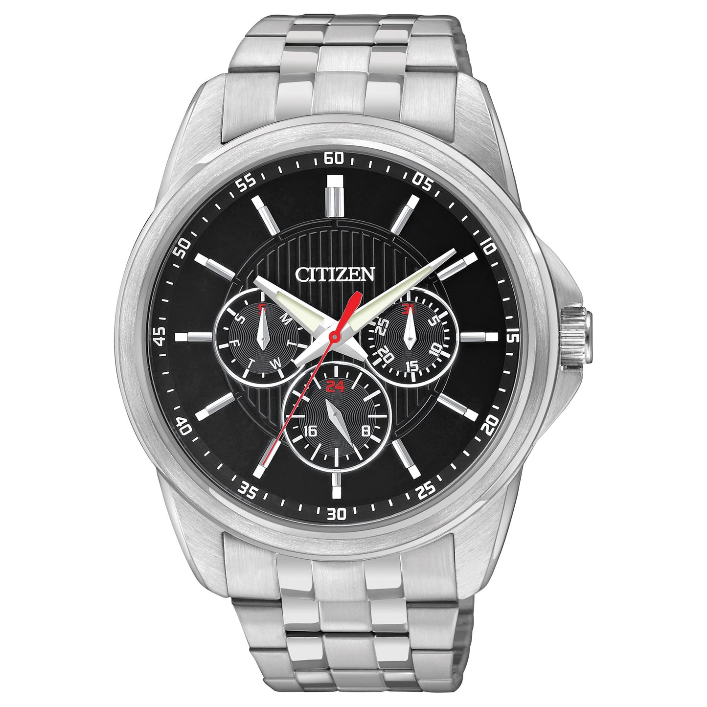 HOTCitizen Quartz Mens Watch, Stainless Steel, Classic