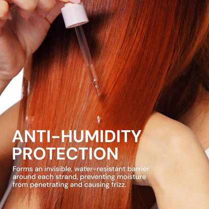 HOTL'ANGE HAIR Glass Hair Heat Protectant Spray | Anti-Frizz Blow Dry Mist | Long Lasting Hold & Shine | Humidity Protection | Thermal Heat Protection Spray | Lightweight Blow Out Primer, 5 fl oz Bottle