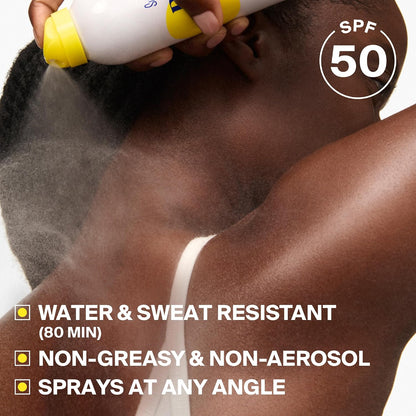HOTSupergoop! PLAY Antioxidant Body Mist w/Vitamin C - 6 fl oz - SPF 50 PA++++ Broad Spectrum Sunscreen - Body Spray - Great for Active Days - Sunny Citrus