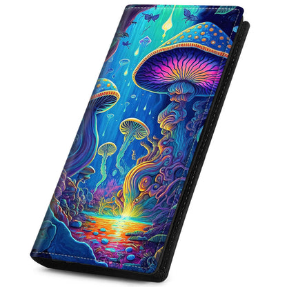 HOTSlim PU Leather Wallet for Women - RFID Blocking Thin Bifold Wallet, Compact Travel Wallet with Card Slots & ID Window, Stylish and Practical Womens Wallet for Everyday Use, Black Cat