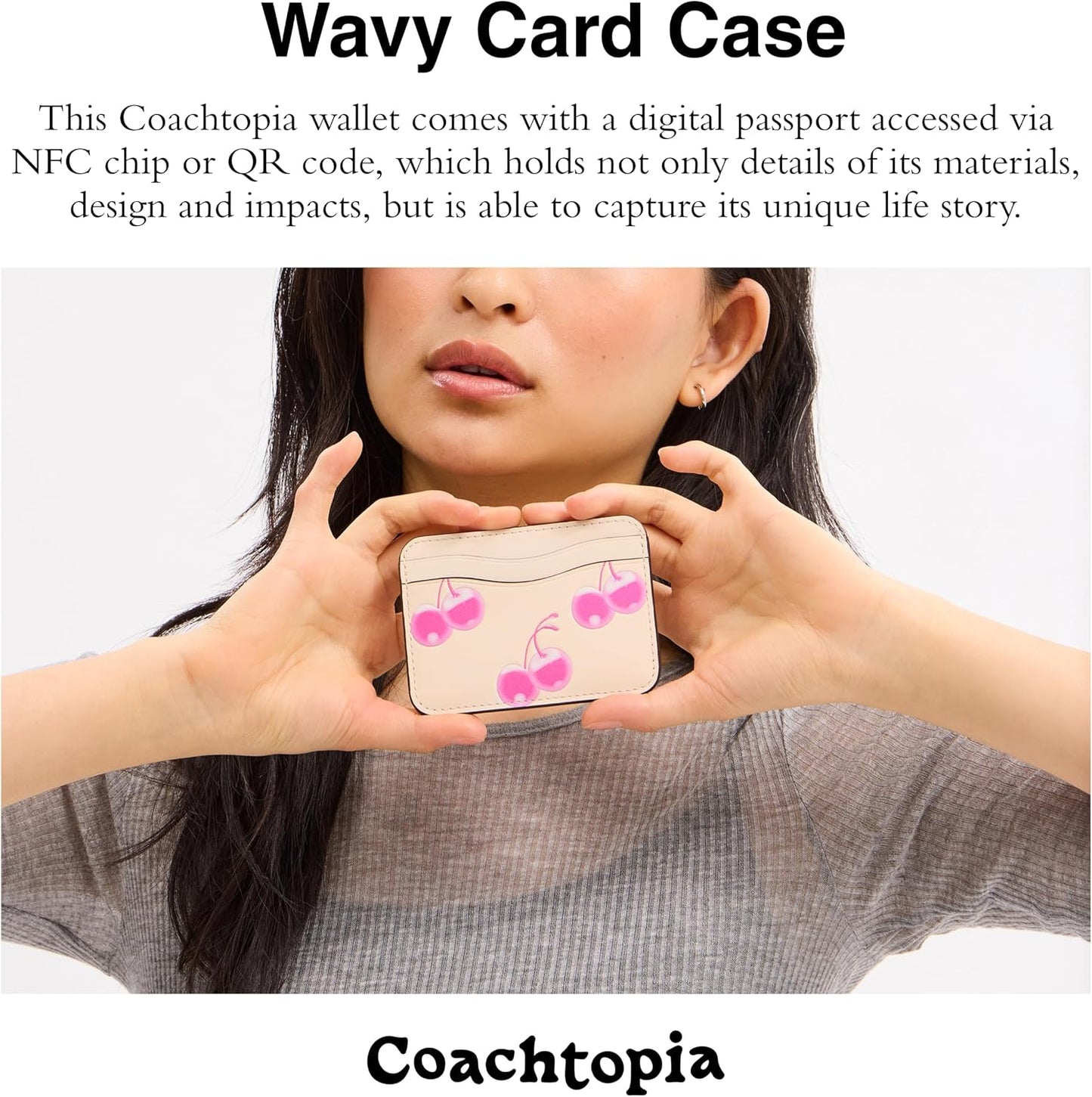 HOTCOACH for The Summer I Turned Pretty Wavy Card Case with Cherry Print