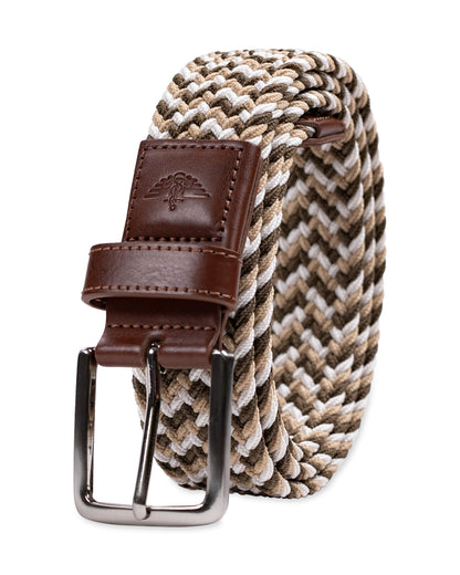 HOTDockers Men's 1 3/8 in. Stretch Fabric Braided Belt