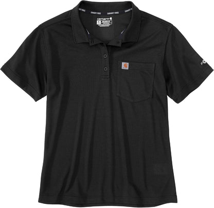 HOTCarhartt Men's Force Relaxed Fit Lightweight Short-Sleeve Pocket Polo