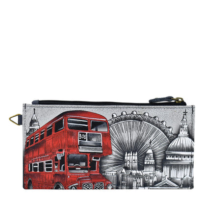 HOTAnna by Anuschka Women's Hand Painted Genuine Leather Organizer Wallet | Hand Painted
