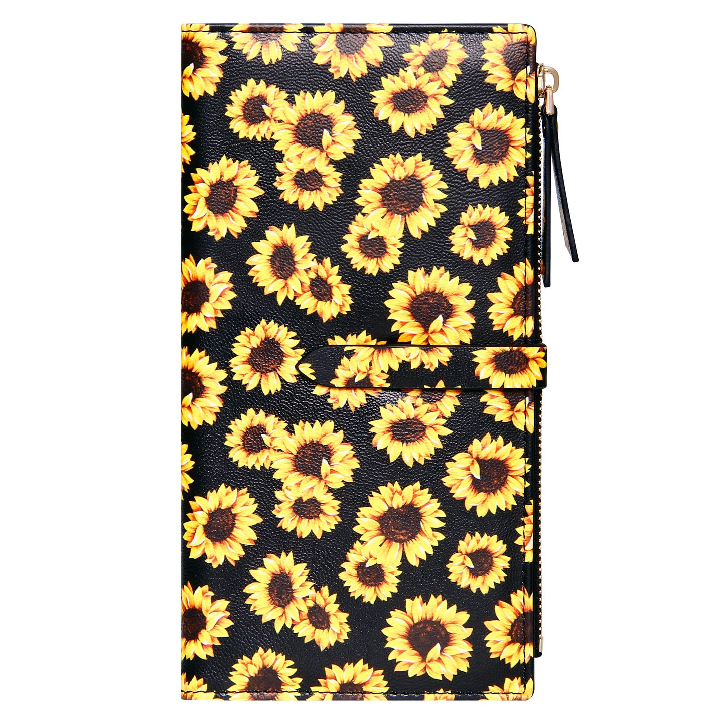 HOTBadiya Ultra Slim Wallet Credit Card Holder Thin Bifold Clutch Wallets with Zipper Pocket for Women