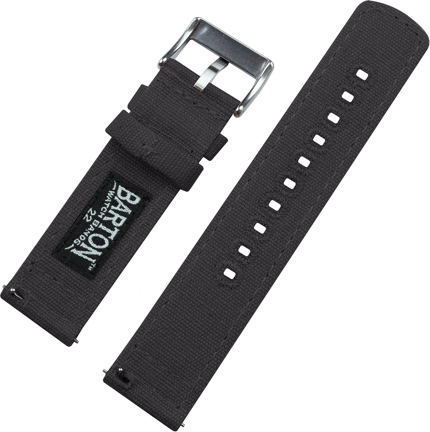 HOTBARTON Canvas Quick Release Watch Band Straps