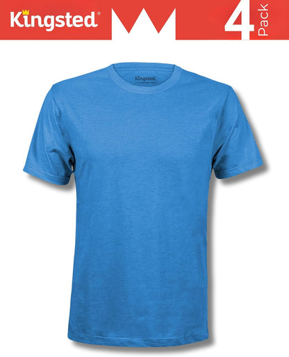HOTKingsted T-Shirts for Men Pack - Royally Comfortable - Super Soft Premium Fabric - Well-Crafted Classic Tee