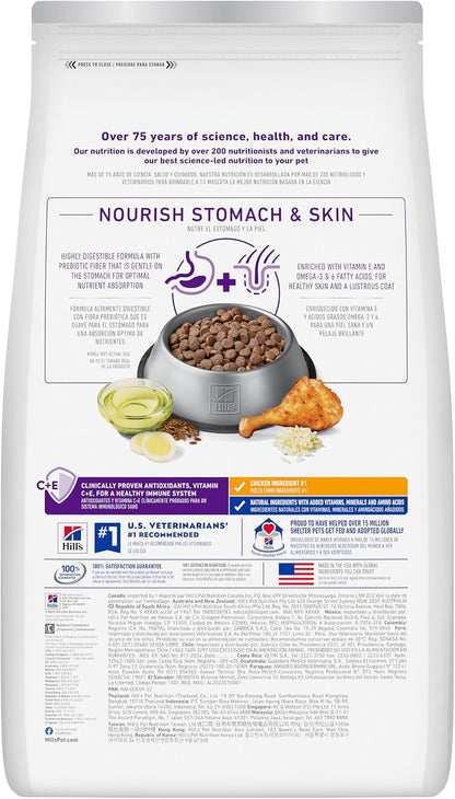 HOTHill's Science Diet Sensitive Stomach & Skin Dry Dog Food | #1 Veterinarian Recommended, Adult Formula, Chicken Recipe, 30 lb. Bag