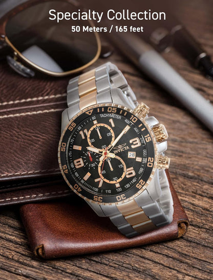 HOTInvicta Specialty Stainless Steel Men's Quartz Watch - 45mm