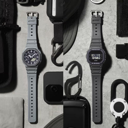 HOTCasio DW5610UU-8 Men's Classic Urban Utility Gray Resin Band Alarm Chronograph G Shock Watch