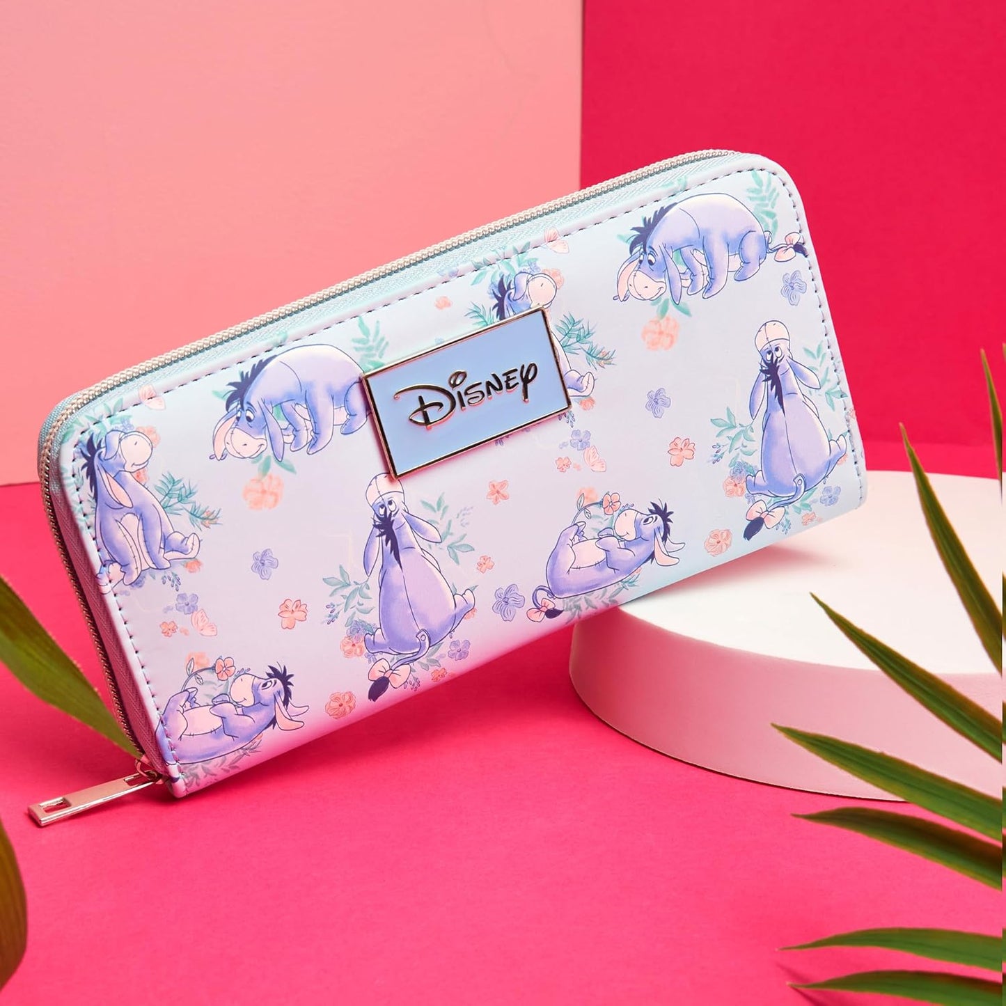 HOTDisney Eeyore Wallet Purses for Women, Teens, Card Holder, Coin Purse, Travel Wallet, Cute Zipper Long Clutch Accessory, Gifts for Women