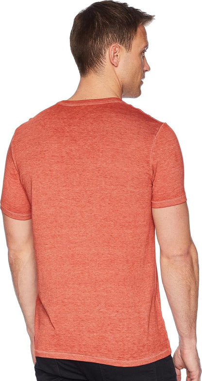HOTLucky Brand Men's Venice Burnout V Neck Tee