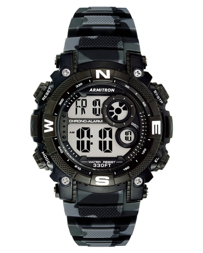 HOTArmitron Sport Men's Digital Chronograph Resin Strap Watch, 40/8284