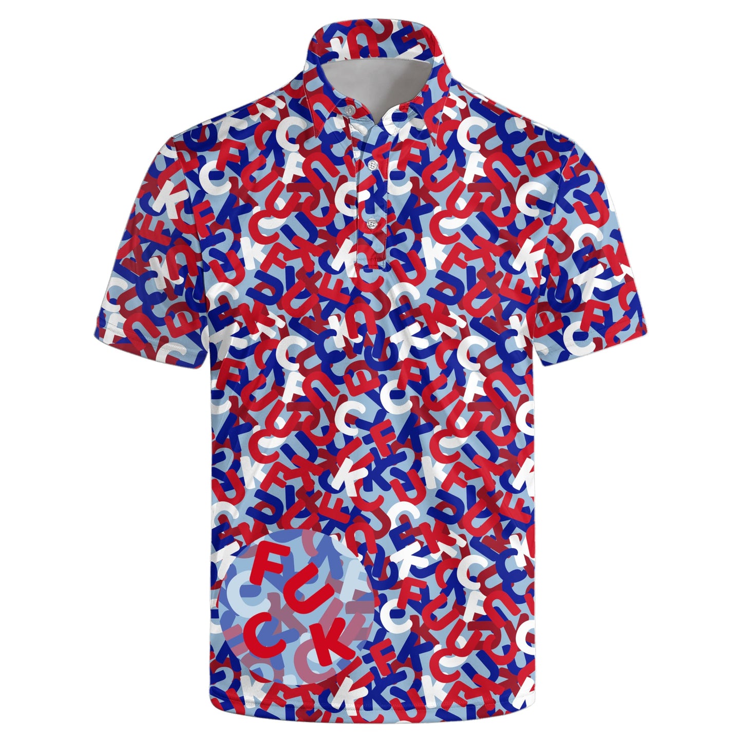HOTGolf Polos for Men Funny Moisture Wicking Golf Shirts Performance Quick-Dry Polo Shirts Short Sleeve