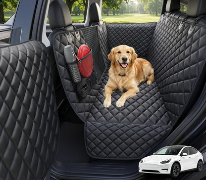 HOTURPOWER Dog Car Seat Cover for Pets 100% Waterproof Seat Cover Hammock 600D Heavy Duty Scratch Proof Nonslip Durable Soft Back Seat Covers for Cars and SUVs