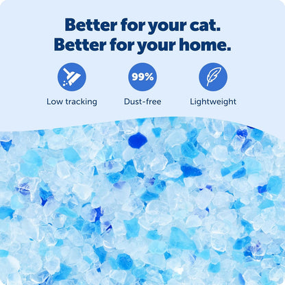 HOTPetSafe ScoopFree Premium Crystal Litter, Fresh Scent, 4.3 Lb Bag, 2 Pack