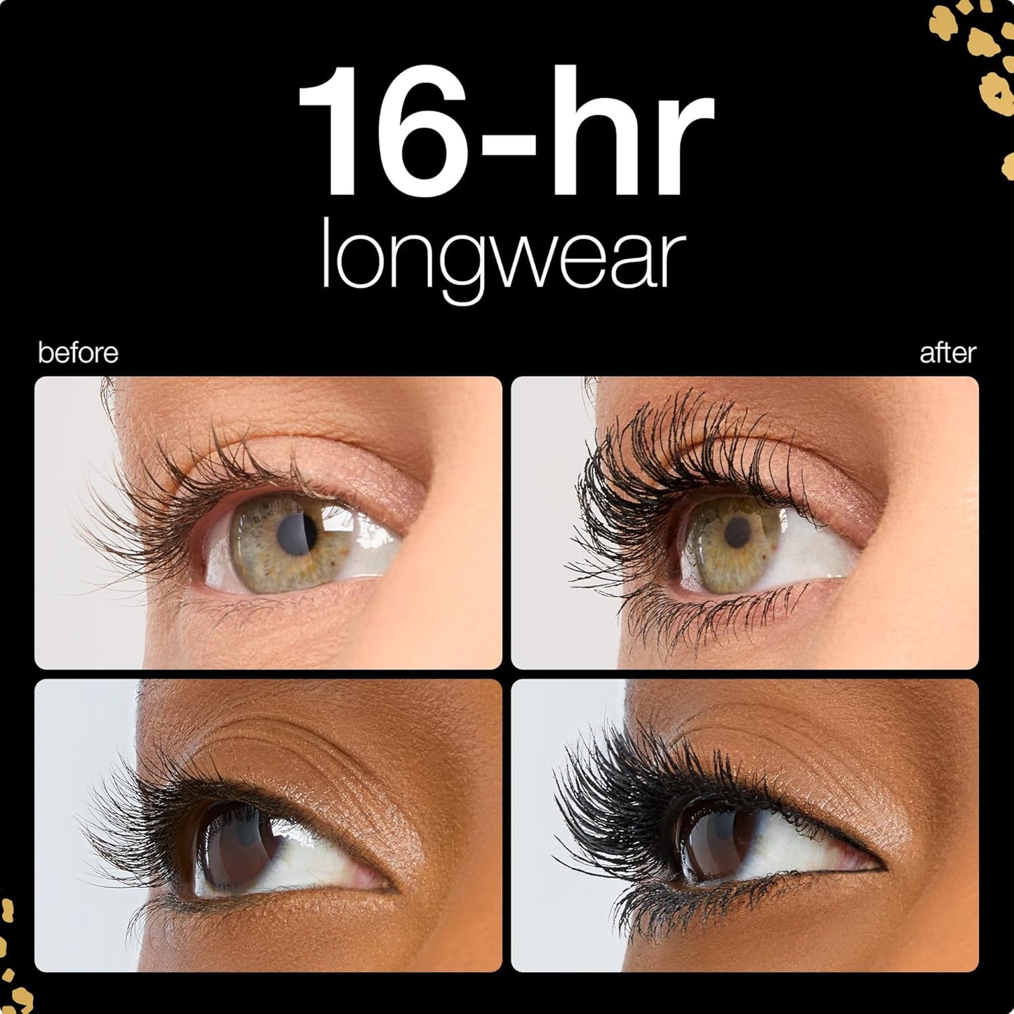 HOTtarte maneater mascara – Extreme Curl, Instant Volume & Length, 16HR Ultra-Creamy Longwear Eye Makeup