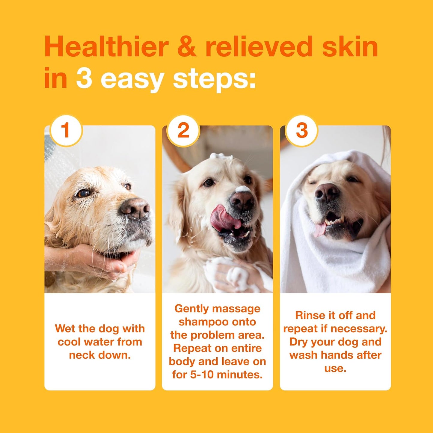 HOTDouxo S3 PYO Medicated Dog Shampoo with 3% Chlorhexidine for Dogs – Antibacterial & Antiseptic Yeast Infection Treatment For Dogs & Cats, Clinically Proven, 6.7 fl oz | Antibacterial & Antiseptic Yeast Infection Treatment For Dogs & Cats, Clinically Pr