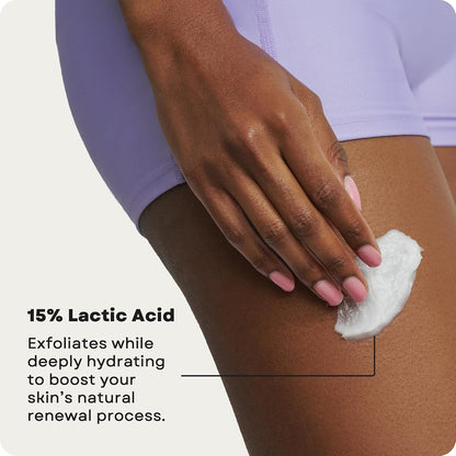 HOTAmLactin KP Bumps Be Gone Body Cream, 15% Lactic Acid, 3 oz | 15% lactic acid body cream helps smooth keratosis pilaris bumps, exfoliate rough skin and moisturize dry areas.