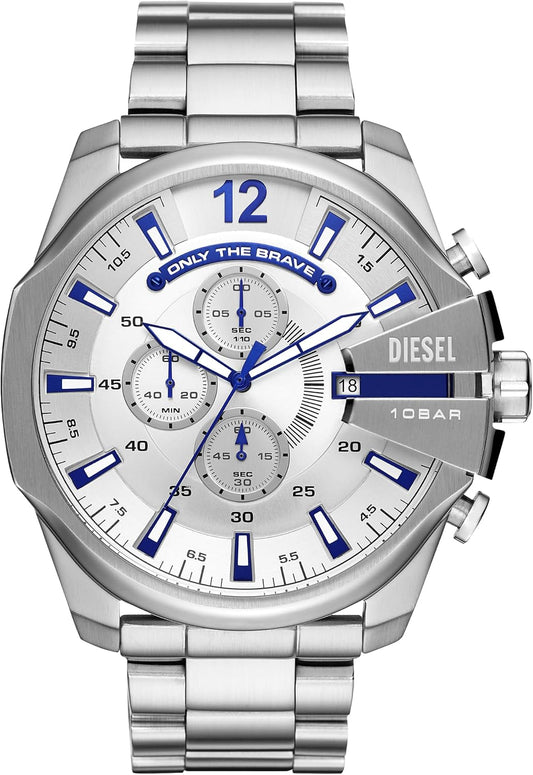 HOTDiesel Mega Chief Watch for Men, Chronograph Men's Watch