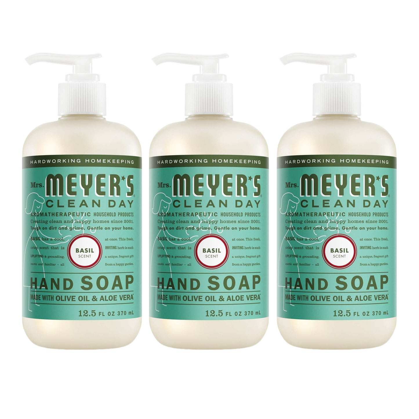 HOTMRS. MEYER'S CLEAN DAY Hand Soap, Lavender Scent, 12.5 Fl Oz Bottle - 3 Pack