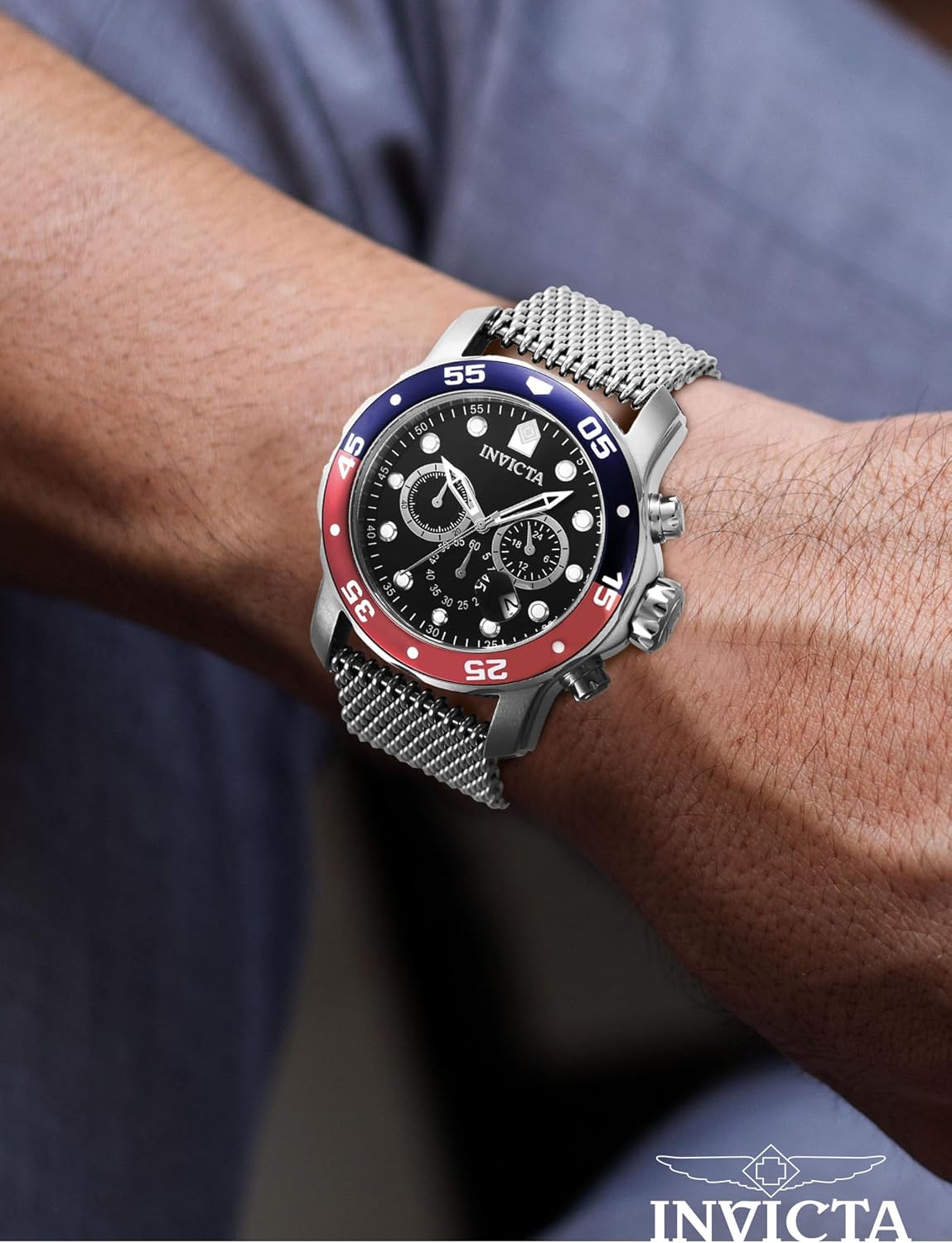 HOTInvicta Pro Diver Men's Stainless Steel Quartz Movement Watch - 48 mm