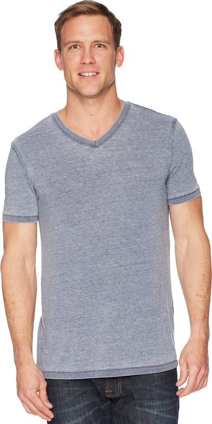HOTLucky Brand Men's Venice Burnout V Neck Tee