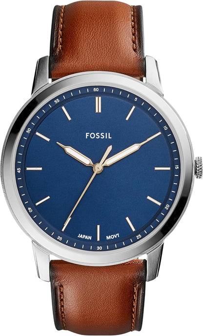 HOTFossil Men's Minimalist Quartz Stainless Steel Three-Hand Watch for Men