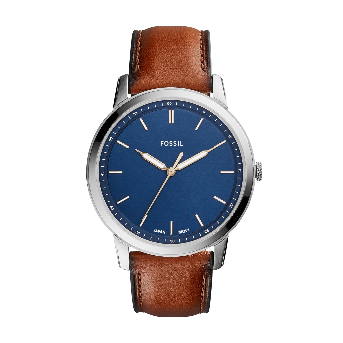 HOTFossil Men's Minimalist Quartz Stainless Steel Three-Hand Watch for Men