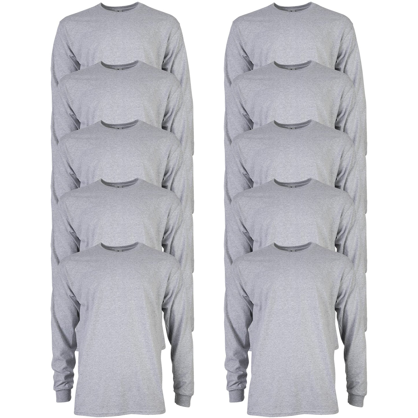 HOTGildan Adult Ultra Cotton Long Sleeve T-Shirt, Style G2400, Multipack
