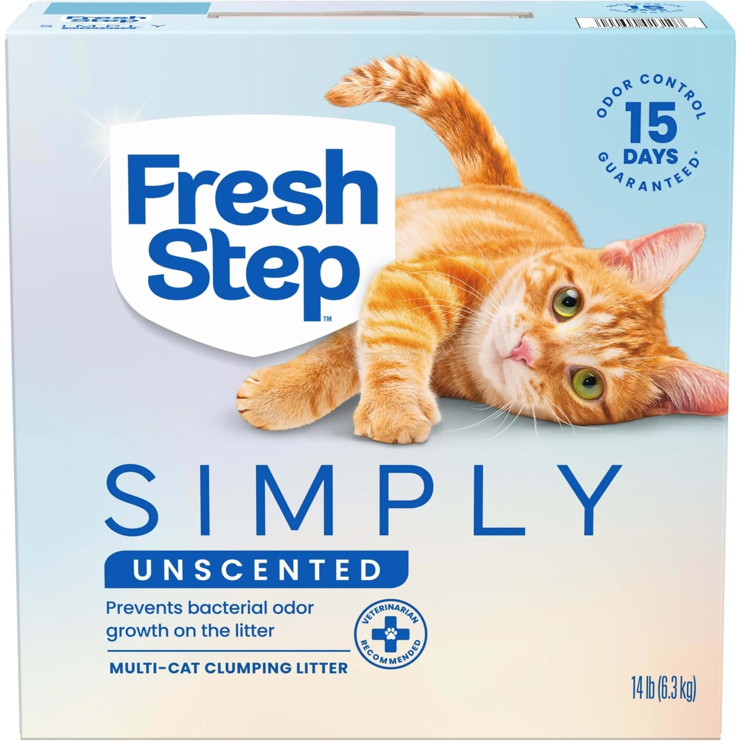 HOTFresh Step Odor Shield Multi Cat Clumping Cat Litter With Febreze Freshness in Gain Scent, Low Dust, Odor Control with Ammonia Block Tech, Compatible in Automatic Litter Boxes, 14 lb.
