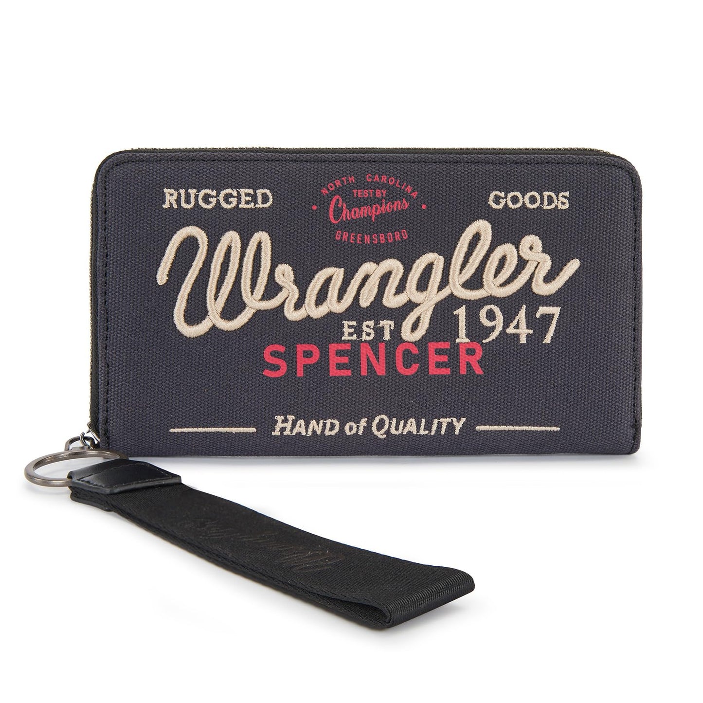 HOTMontana West X Wrangler Wristlet Wallets for Women Classic Retro Wallet Purse Bifold Credit Card Wallets for Women Oversized Logo Clutch Wristlet