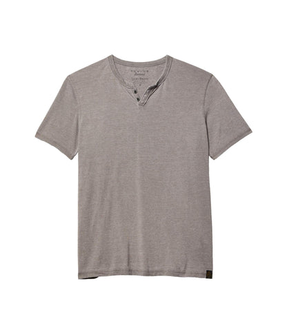HOTLucky Brand Men's Venice Burnout Notch Neck Tee Shirt