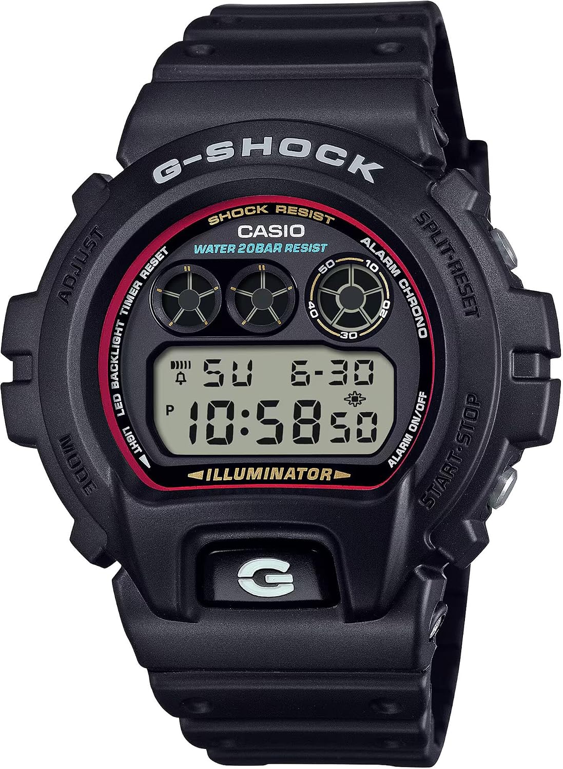 HOTCasio G-Shock Iconic Original Colors Digital Watch DW6900RL-1