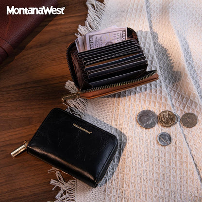 HOTMontana West 2 Pack Hobo Bag Purse and Small Credit Card Holder for Women