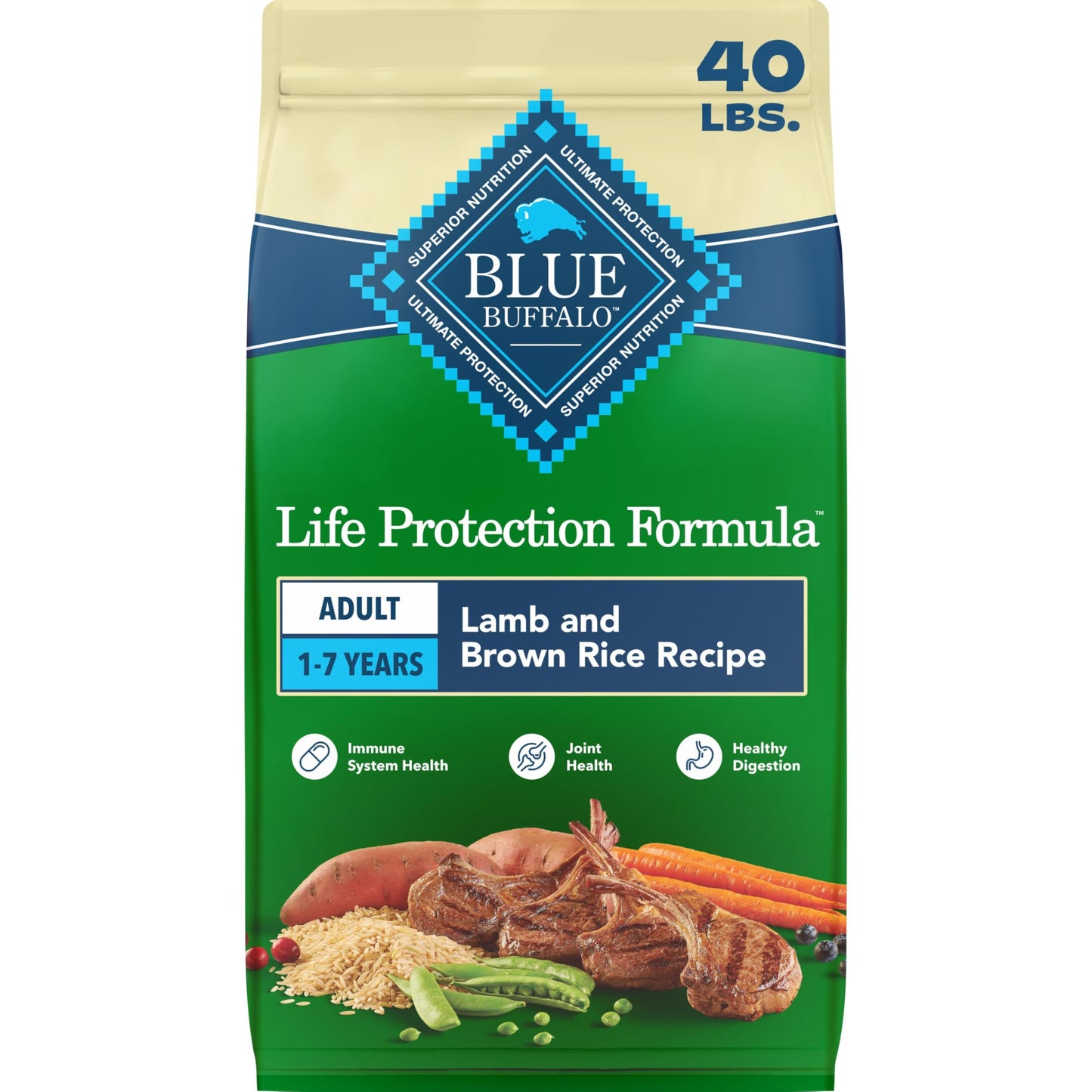 HOTBlue Buffalo Life Protection Formula Chicken Adult Dry Dog Food, 15 lb | Real Chicken #1 Ingredient, Supports Immunity with Antioxidant-Rich LifeSource Bits, Promotes Healthy Muscle Development