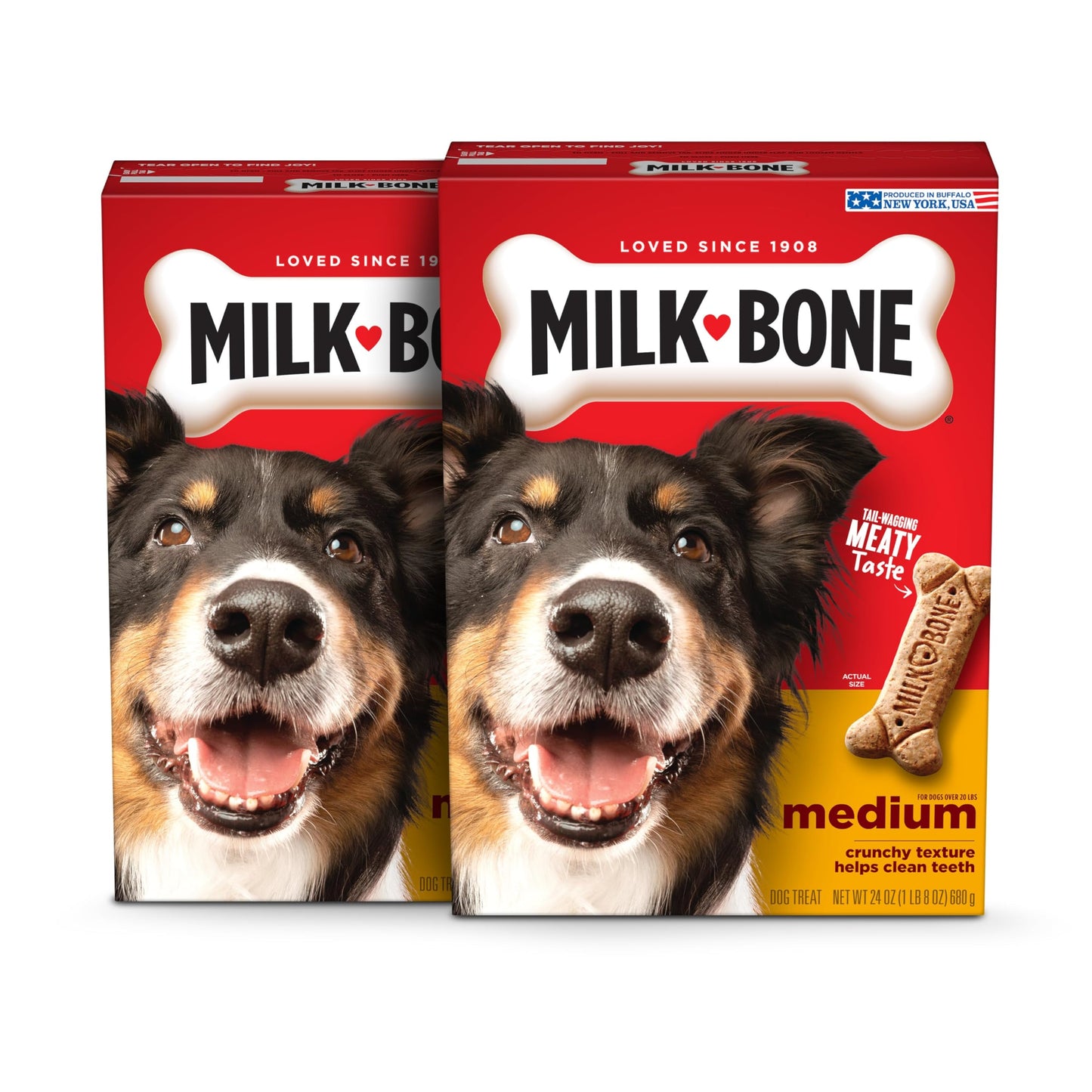 HOTMilk-Bone Crunchy Large Dog Treats, 10 Lb. Box, Original Beef Flavor