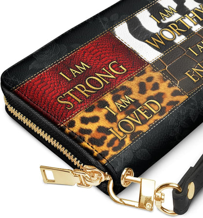 HOTAfrican American Black Women Leather Wallet, Afro Black Queen RFID Blocking Credit Card Holder Clutch Purse Wristlet, Mothers Day Birthday Gift for Women Girl Sister (African Inspiration)